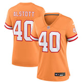 Mike Alstott Tampa Bay Buccaneers Women's Throwback Game Jersey - Orange Jerseys
