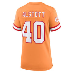 Mike Alstott Tampa Bay Buccaneers Women's Throwback Game Jersey - Orange Jerseys