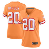Ronde Barber Tampa Bay Buccaneers Women's Throwback Game Jersey - Orange Jerseys
