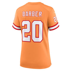Ronde Barber Tampa Bay Buccaneers Women's Throwback Game Jersey - Orange Jerseys