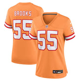 Derrick Brooks Tampa Bay Buccaneers Women's Throwback Game Jersey - Orange Jerseys