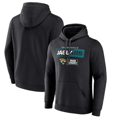 Jacksonville Jaguars NFL x Bud Light Pullover Hoodie - Black Hoodies