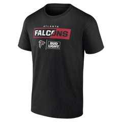 Atlanta Falcons NFL x Bud Light T-Shirt - Black T-shirts
