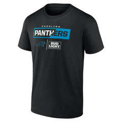 Carolina Panthers NFL x Bud Light T-Shirt - Black T-shirts