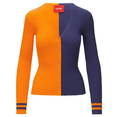 Denver Broncos STAUD Women's Cargo Sweater - Orange/Navy