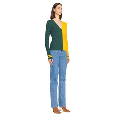 Green Bay Packers STAUD Women's Cargo Sweater - Green/Gold