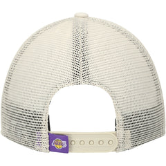 Los Angeles Lakers Rough Edge Logo Trucker 9TWENTY Adjustable Hat Cream - New Era