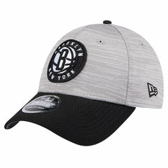 Brooklyn Nets Active Digi-Tech Two-Tone 9FORTY Adjustable Hat Heather Gray/Black - New Era