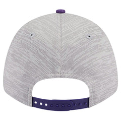 Los Angeles Lakers Active Digi-Tech Two-Tone 9FORTY Adjustable Hat Heather Gray/Purple - New Era