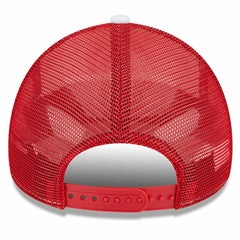 Atlanta Hawks Court Sport Foam A-Frame 9FORTY Adjustable Trucker Hat White/Red - New Era