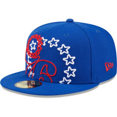 Philadelphia 76ers Game Day Hollow Logo Mashup 59FIFTY Fitted Hat Royal - New Era