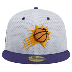 Phoenix Suns Throwback 2Tone 59FIFTY Fitted Hat White/Purple - New Era
