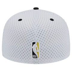 Utah Jazz Throwback 2Tone 59FIFTY Fitted Hat White/Black - New Era