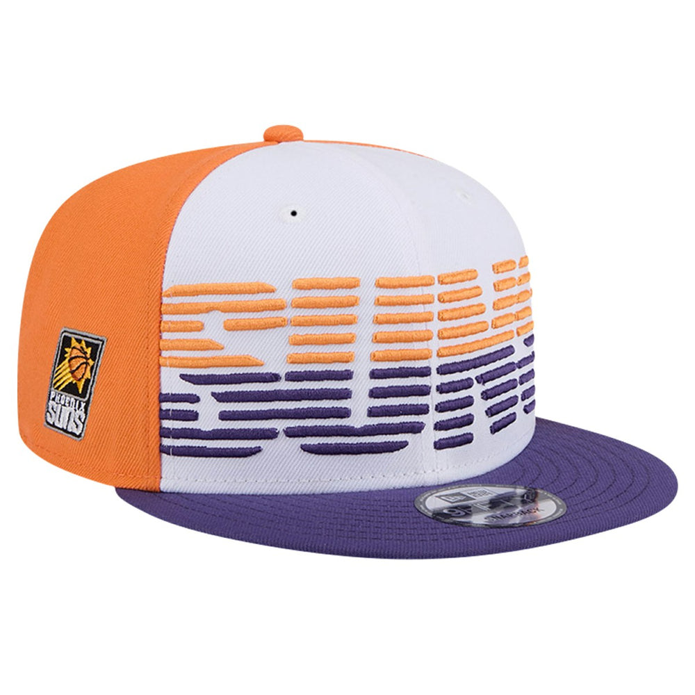 Phoenix Suns Throwback Gradient Tech Font 9FIFTY Snapback Hat White/Purple - New Era