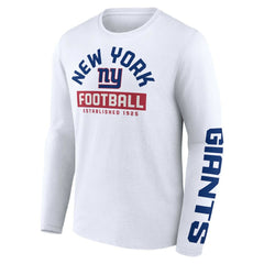New York Giants Long Sleeve T-Shirt - White T-shirts