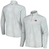 San Francisco 49ers Delray Frond IslandZone Half-Zip Sweatshirt - Gray Sweatshirts