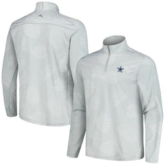 Dallas Cowboys Delray Frond IslandZone Half-Zip Sweatshirt - Gray Sweatshirts