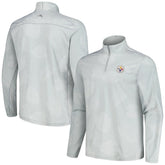 Pittsburgh Steelers Delray Frond IslandZone Half-Zip Sweatshirt - Gray Sweatshirts
