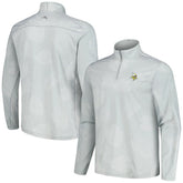 Minnesota Vikings Delray Frond IslandZone Half-Zip Sweatshirt - Gray Sweatshirts