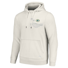 Green Bay Packers Home Game Pullover Hoodie - White Hoodies