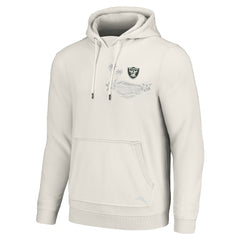 Las Vegas Raiders Home Game Pullover Hoodie - White Hoodies
