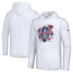 New England Patriots Graffiti Touchdown Pullover Hoodie - White Hoodies