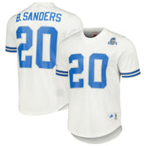 Barry Sanders Detroit Lions Retired Player Name & Number Mesh Top - White Tops