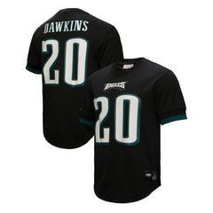 Brian Dawkins Philadelphia Eagles Retired Player Name & Number Mesh Top - Black Tops