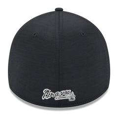 Atlanta Braves New Era 2024 Clubhouse 39THIRTY Flex Hat - Black Hats
