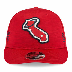Los Angeles Angels New Era 2024 Clubhouse Low Profile 9FIFTY Snapback Hat - Red Hats