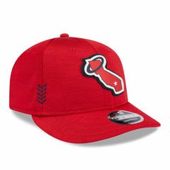 Los Angeles Angels New Era 2024 Clubhouse Low Profile 9FIFTY Snapback Hat - Red Hats
