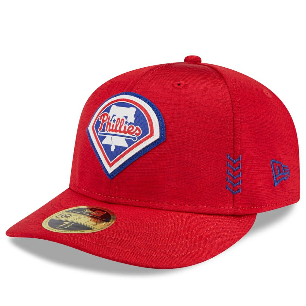 Philadelphia Phillies New Era 2024 Clubhouse Low Profile 59FIFTY Fitted Hat - Red Hats