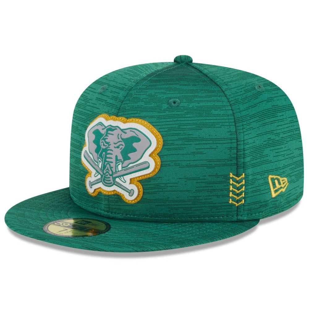 Athletics New Era 2024 Clubhouse 59FIFTY Fitted Hat - Green Hats