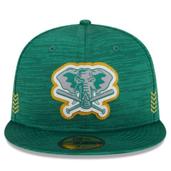 Athletics New Era 2024 Clubhouse 59FIFTY Fitted Hat - Green Hats
