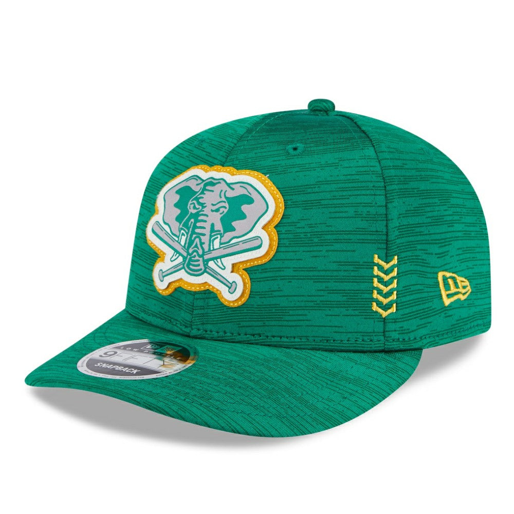 Athletics New Era 2024 Clubhouse Low Profile 9FIFTY Snapback Hat - Green Hats