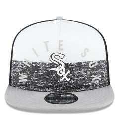 Chicago White Sox New Era Team Foam Front A-Frame Trucker 9FIFTY Snapback Hat - White/Gray Hats
