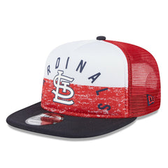 St. Louis Cardinals New Era Team Foam Front A-Frame Trucker 9FIFTY Snapback Hat - White/Red Hats
