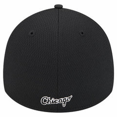 Chicago White Sox New Era Active Dash Mark 39THIRTY Flex Hat - Black Hats