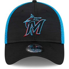 Miami Marlins New Era Neo 39THIRTY Flex Hat - Black Hats