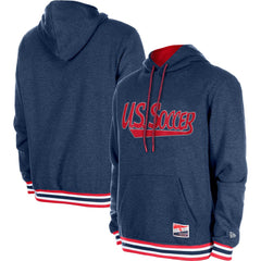 USMNT 5th & Ocean by New Era Throwback Fleece Pullover Hoodie Navy - New Era outlet