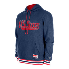 USMNT 5th & Ocean by New Era Throwback Fleece Pullover Hoodie Navy - New Era outlet