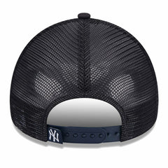 New York Yankees New Era Women's Throwback Team Foam Front A-Frame Trucker 9FORTY Adjustable Hat - White/Navy Hats