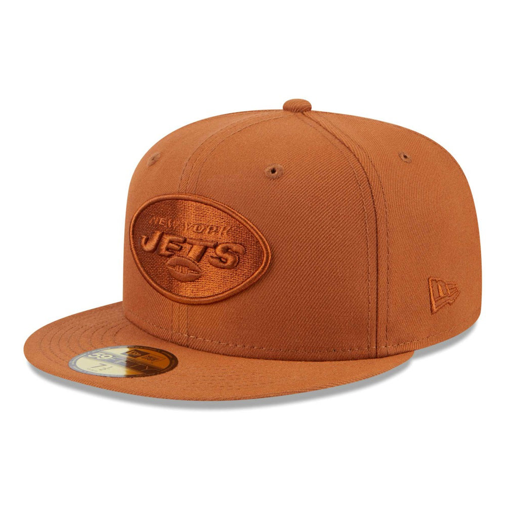 New York Jets New Era Color Pack 59FIFTY Fitted Hat - Brown Hats