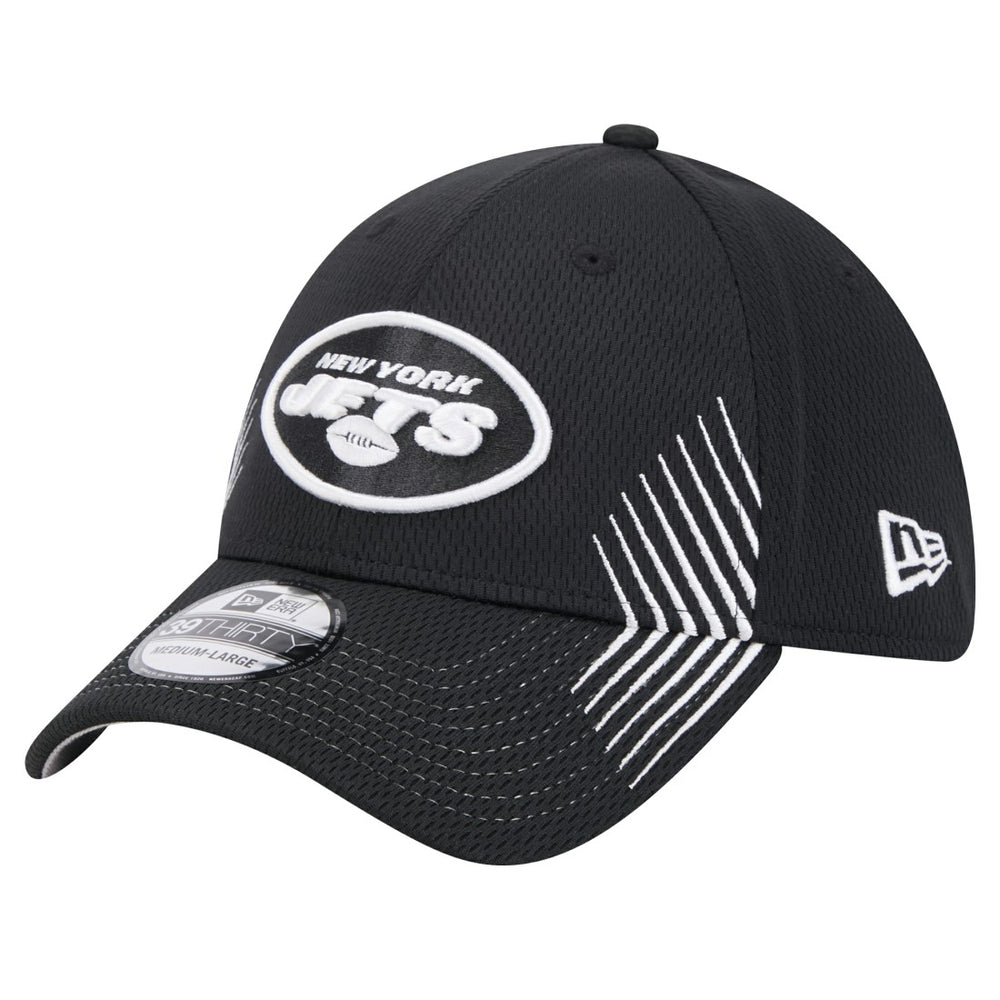 New York Jets New Era Active 39THIRTY Flex Hat - Black Hats