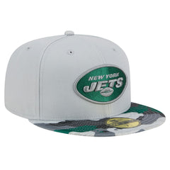 New York Jets New Era Active Camo 59FIFTY Fitted Hat - Gray Hats