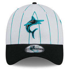 Miami Marlins New Era 2025 Batting Practice 39THIRTY Flex Hat - White Hats