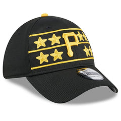 Pittsburgh Pirates New Era 2025 Batting Practice 39THIRTY Flex Hat - Black Hats