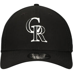 Colorado Rockies New Era Neo 39THIRTY Flex Hat - Black/White Hats