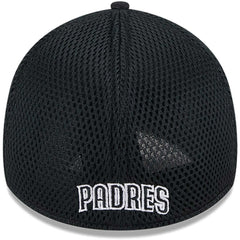 San Diego Padres New Era Neo 39THIRTY Flex Hat - Black/White Hats