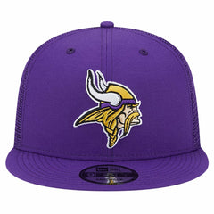 Minnesota Vikings New Era Main Trucker 9FIFTY Snapback Hat - Purple Hats